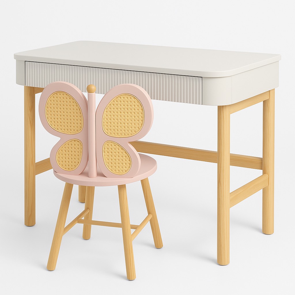 Butterfly Kids Study Desk Set